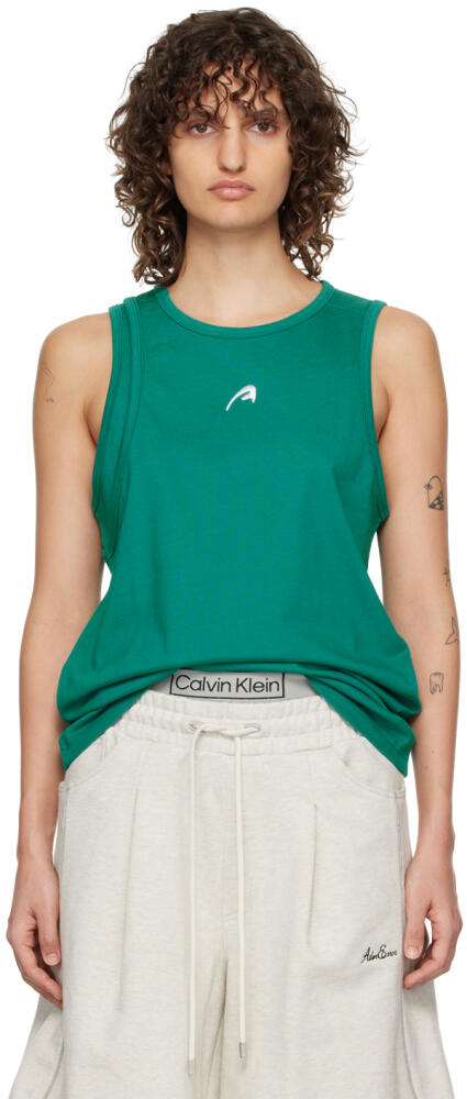 ADER error Green Layered Tank Top Cover