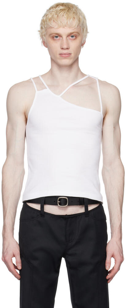 K.NGSLEY White Fist Tank Top Cover