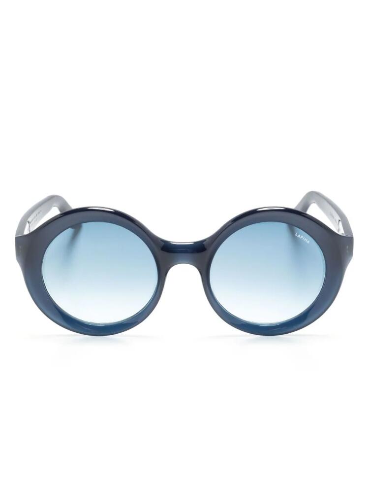 Lapima Carolina round-frame sunglasses - Blue Cover