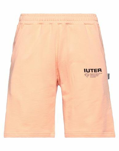 Iuter Man Shorts & Bermuda Shorts Apricot Cotton Cover