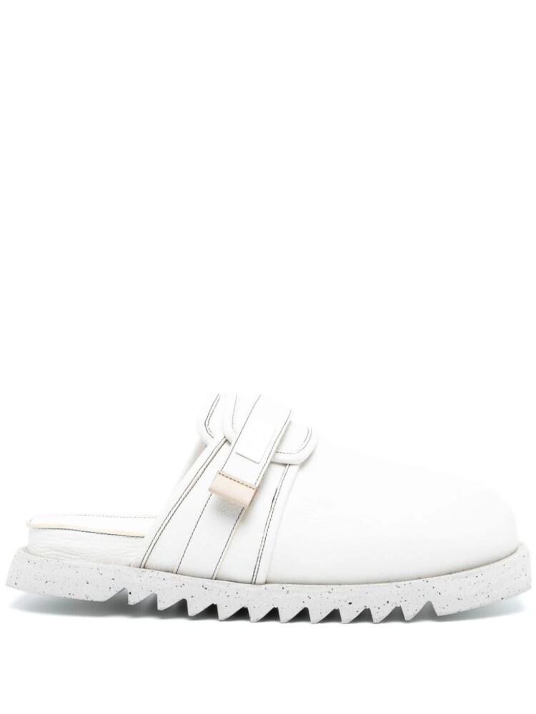 Suicoke x Marsell Zavo leather mules - White Cover