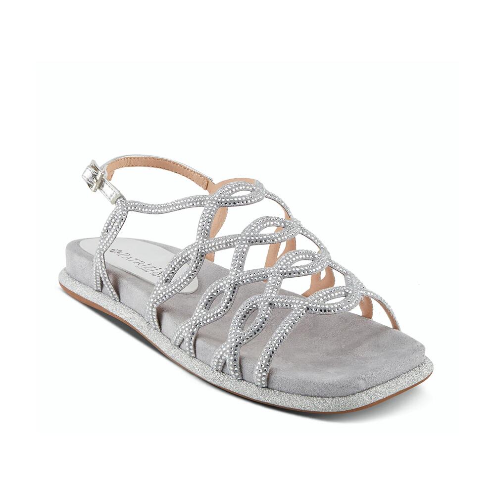 Patrizia by Spring Step Glamgloss Sandal | Women's | Silver Metallic Cover