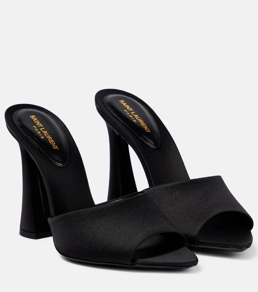 Saint Laurent Suite 105 satin sandals Cover