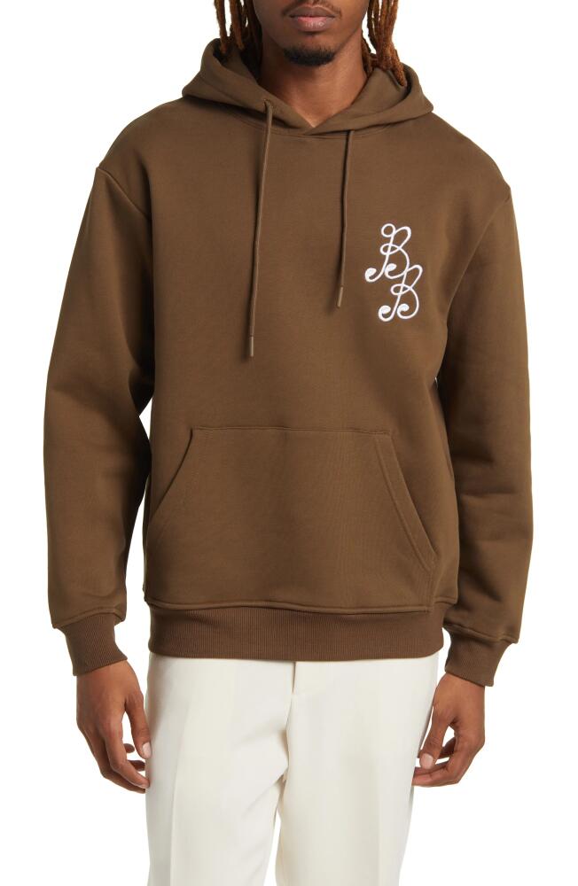 BOGEY BOYS Essential Cotton Hoodie in Bogey Brown Cover