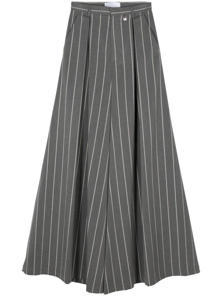 Giuseppe Di Morabito logo-plaque palazzo pants - Grey Cover