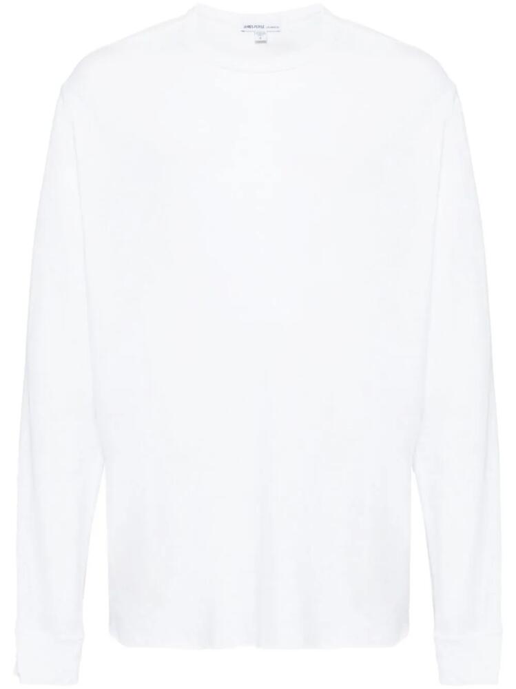 James Perse long-sleeve cotton T-shirt - White Cover