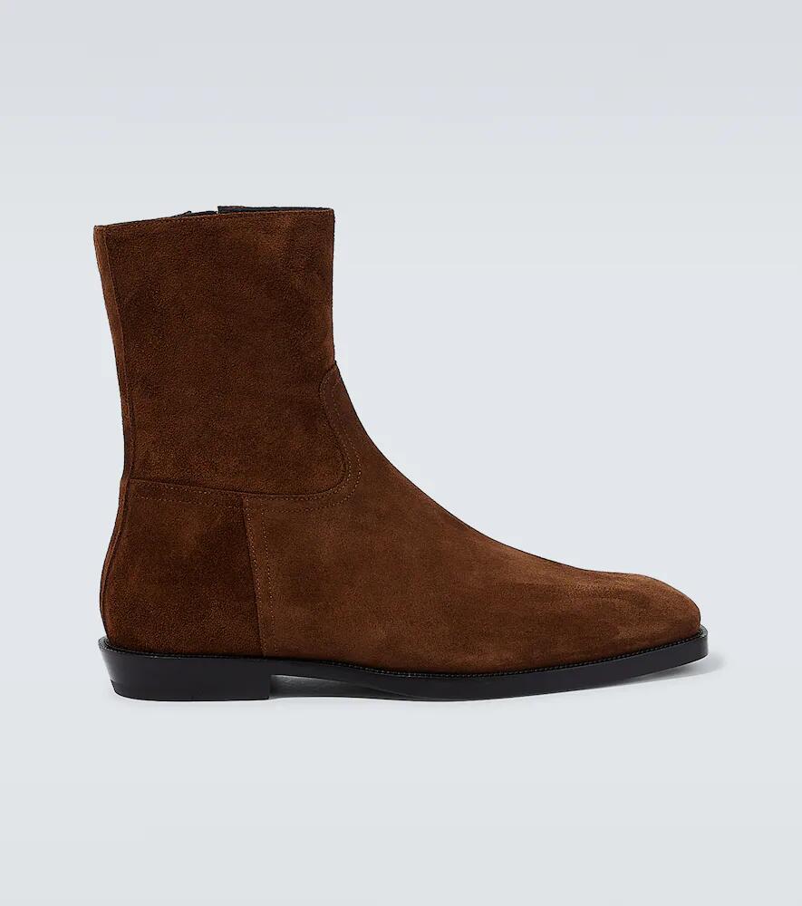 Dries Van Noten Suede ankle boots Cover