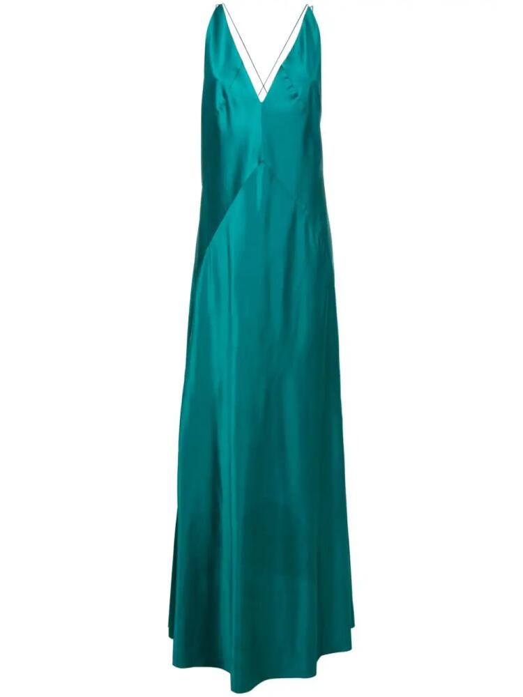 Lethicia Bronstein Lethicia satin gown - Green Cover