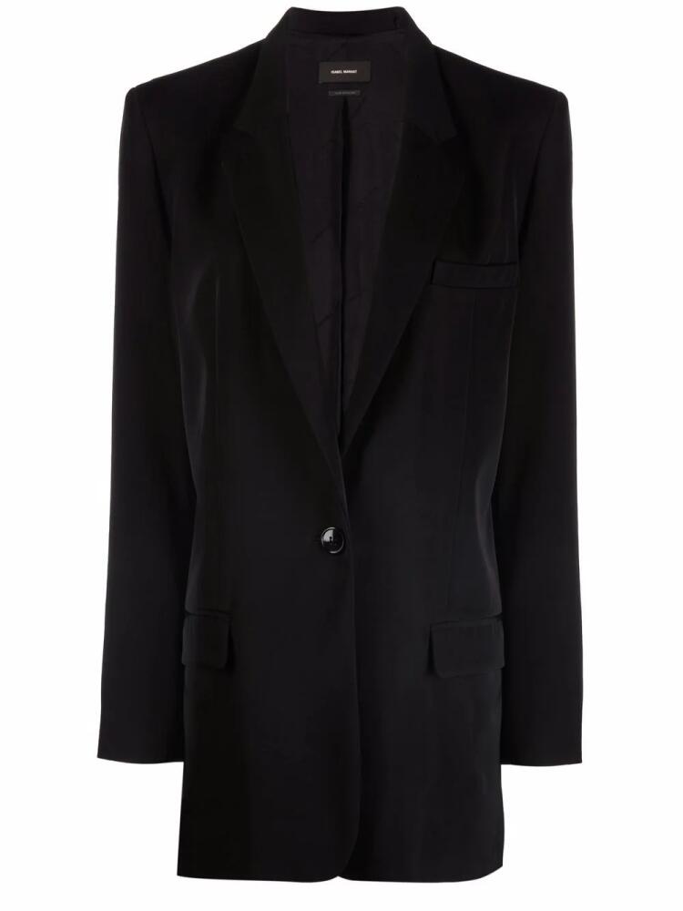 MARANT ÉTOILE single-breasted tailored blazer - Black Cover