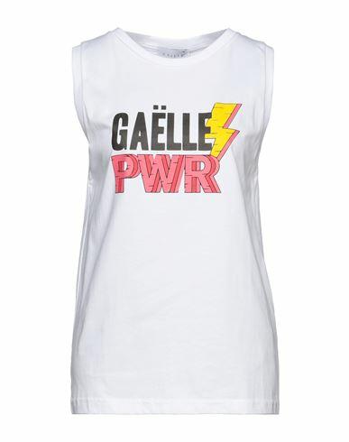 Gaëlle Paris Woman T-shirt White Cotton Cover