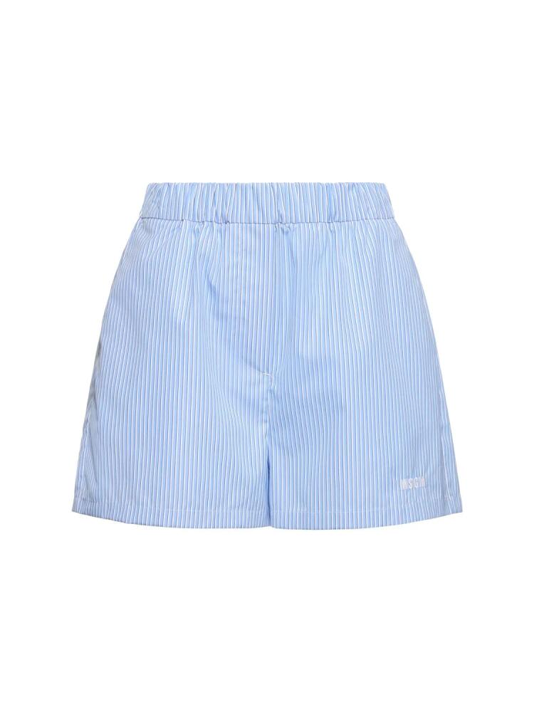 MSGM Cotton Poplin Shorts Cover