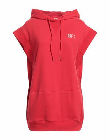 Patrizia Pepe Woman Sweatshirt Red Cotton, Polyester, Elastane Cover