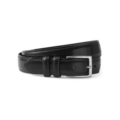 Eddie Bauer Men's Feather Edge Leather Belt Cover