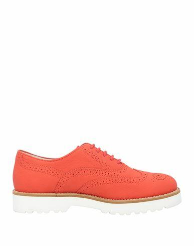 Hogan Woman Lace-up shoes Coral Leather Cover