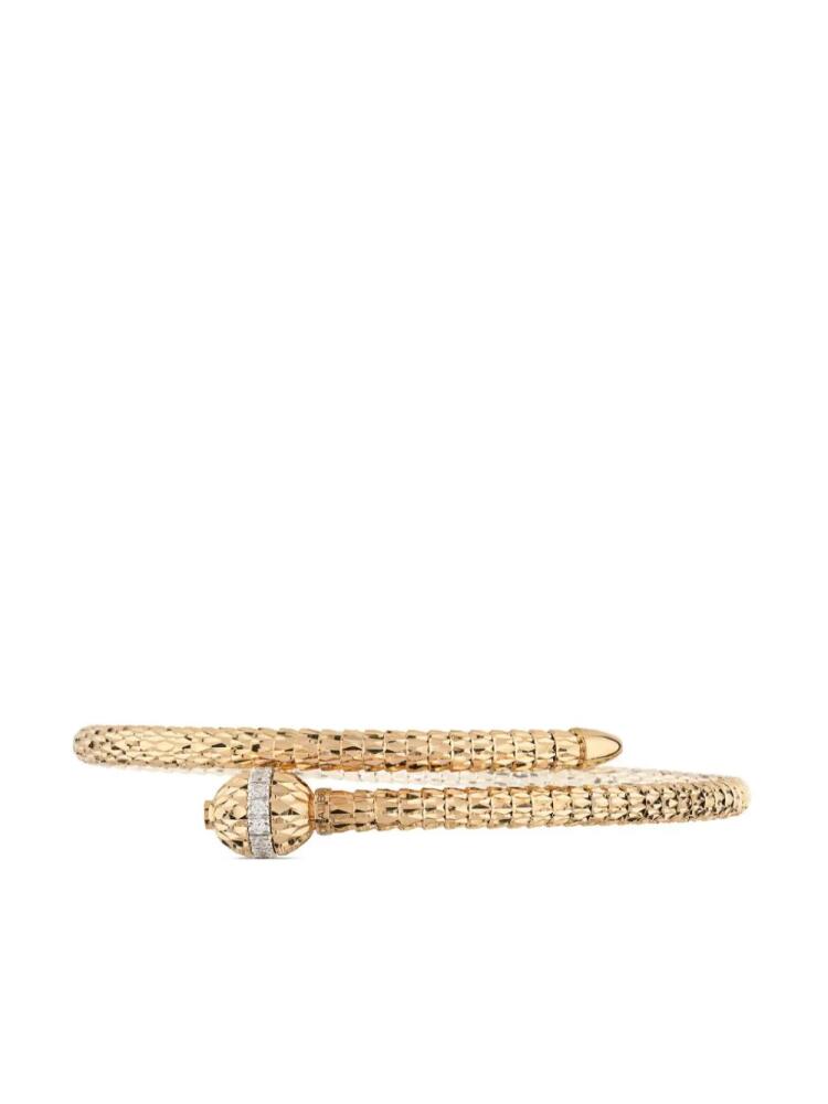 Officina Bernardi 18kt yellow gold Ophidia diamond bracelet Cover