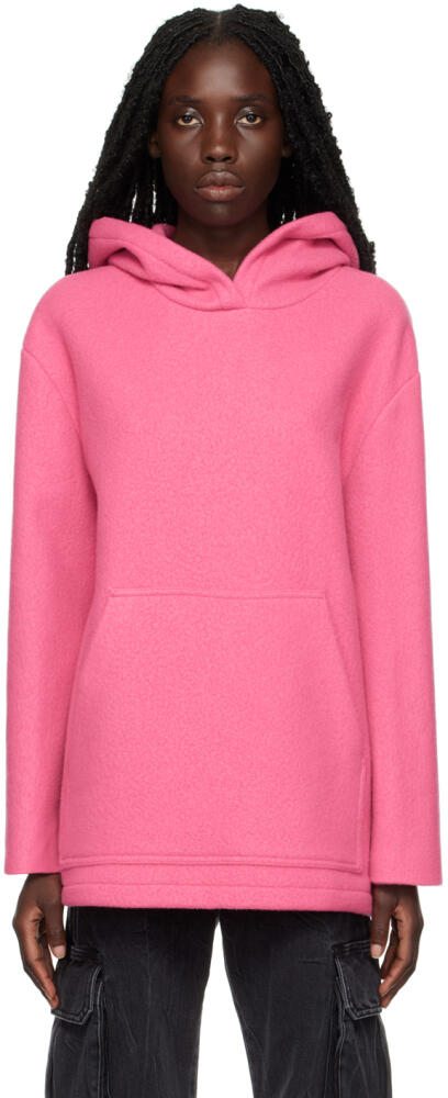 MSGM Pink Brushed Hoodie Cover