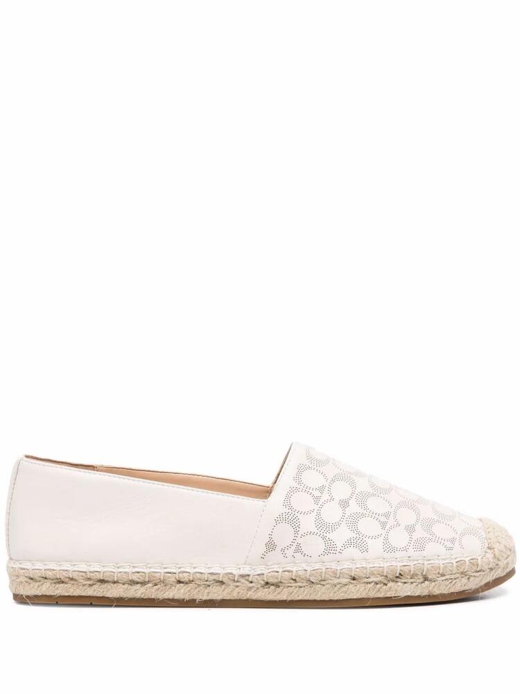 Coach Carley logo-print espadrilles - Neutrals Cover