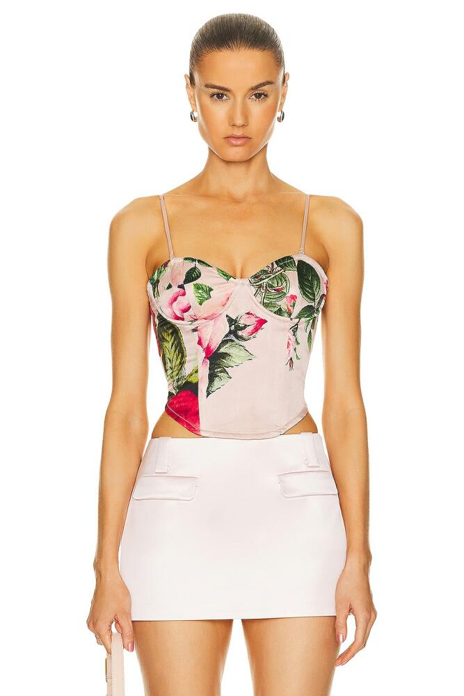 HEMANT AND NANDITA Naaz Corset Top in Peach Cover