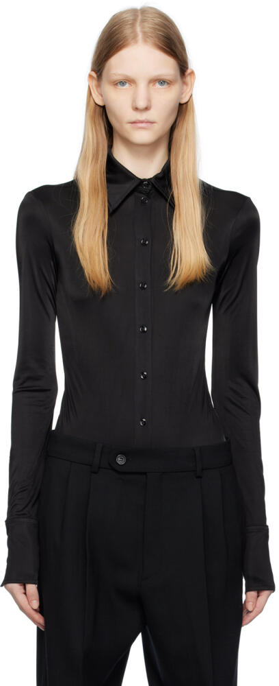 Sportmax Black Pera Bodysuit Cover