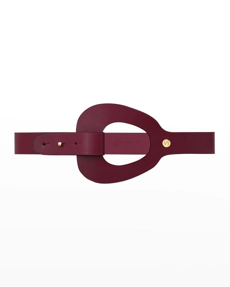 Vaincourt Paris La Savoureuse Leather Pull-Through Belt Cover