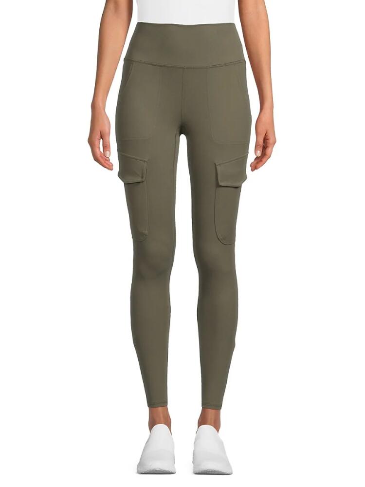 Avalanche Women's Cargo Pocket Leggings - Dusty Olive Cover