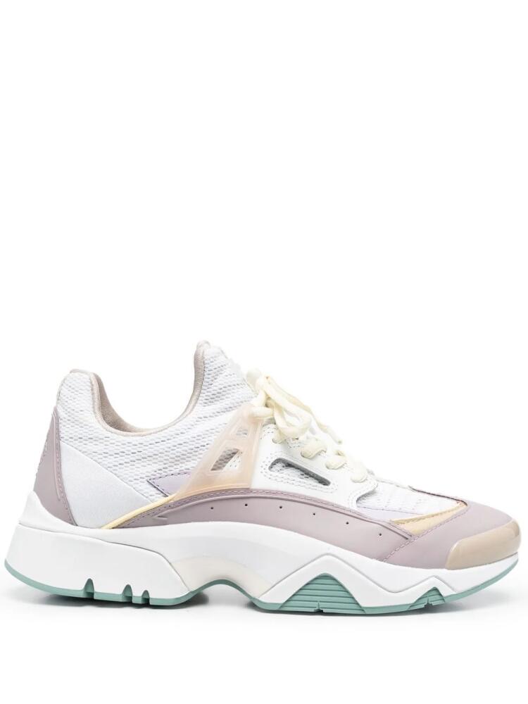 Kenzo panelled-design sneakers - White Cover