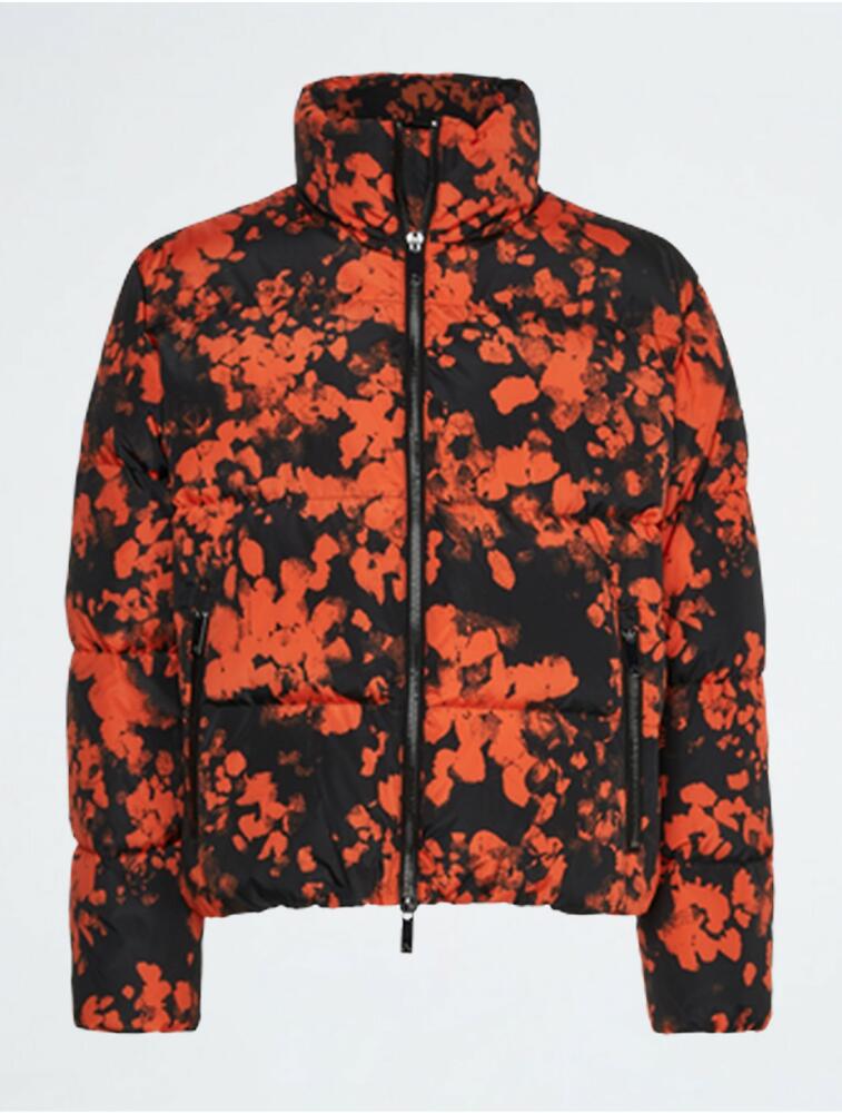 Calvin Klein Men's Printed Down Puffer Jacket - Orange Cover