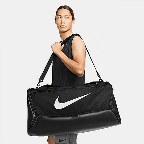 Nike Brasilia 9.5 Training Duffel Bag (95L) in Black/Black Polyester Cover