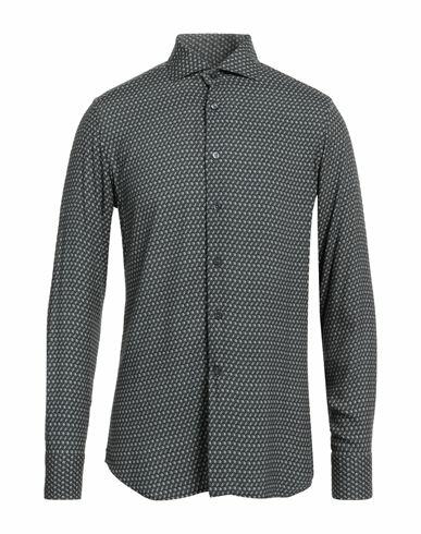 Caliban Man Shirt Steel grey Viscose Cover