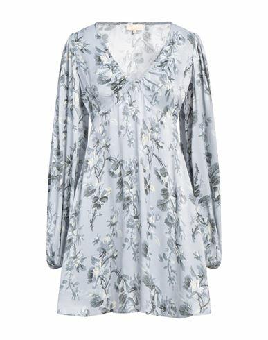 Bytimo Woman Mini dress Sky blue Viscose Cover