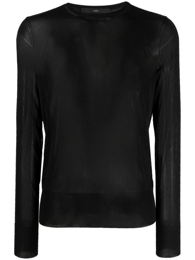 SAPIO long sleeve jumper - Black Cover