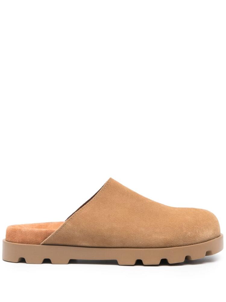 Camper Brutus suede mules - Brown Cover