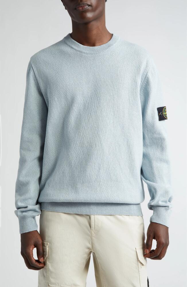 Stone Island Maglia Crewneck Sweater in Sky Blue Cover