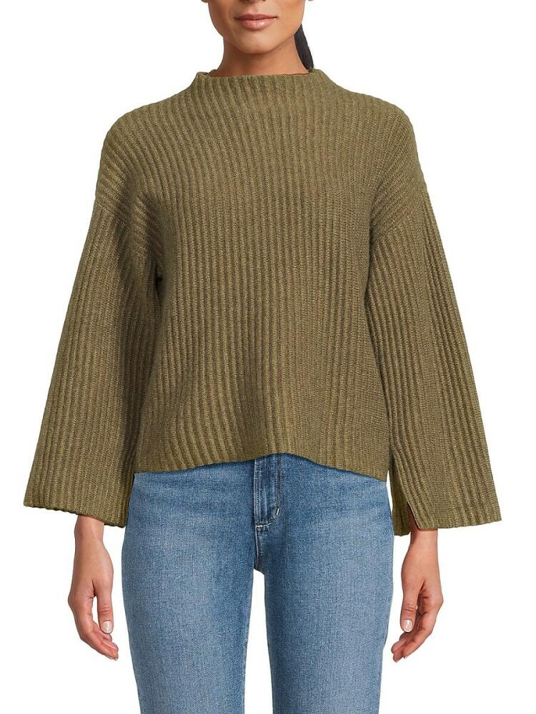 Design 365 Women's Boxy Mockneck Cashmere Sweater - Ledbury Cover