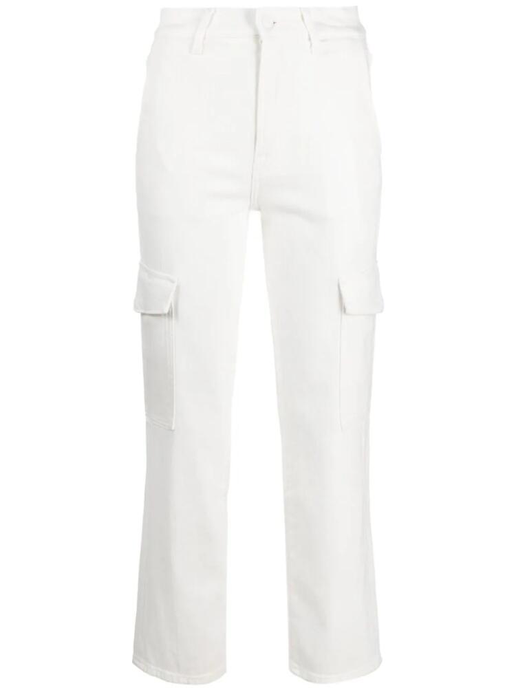 7 For All Mankind Logan straight-leg cargo trousers - White Cover