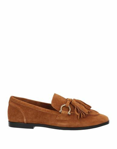 Jeffrey Campbell Woman Loafers Camel Soft Leather Cover