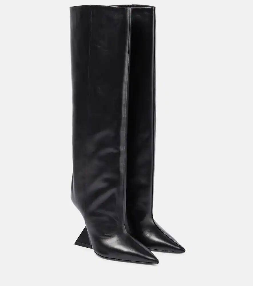 The Attico Cheope leather knee-high boots Cover