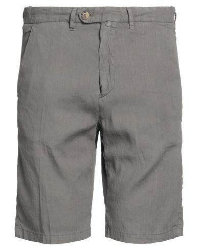 Homeward Clothes Man Shorts & Bermuda Shorts Dove grey Linen, Cotton, Elastane Cover