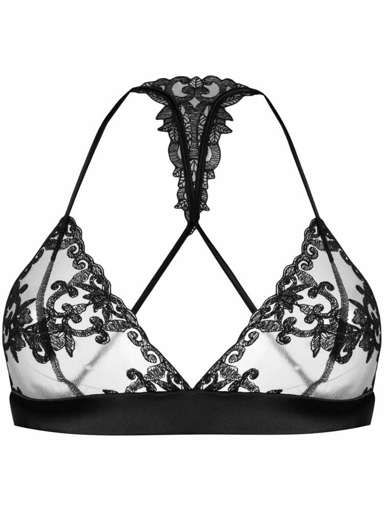 Fleur Of England Onyx Boudoir bra - Black Cover