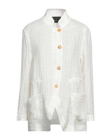 Emporio Armani Woman Blazer White Linen Cover