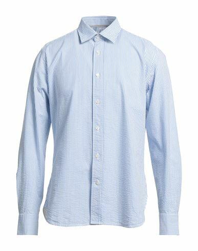 Tintoria Mattei 954 Man Shirt Sky blue Size 15 ½ Cotton Cover