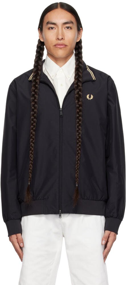 Fred Perry Black Brentham Jacket Cover