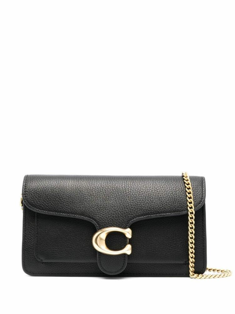 Coach logo-plaque crossbody bag - Black Cover