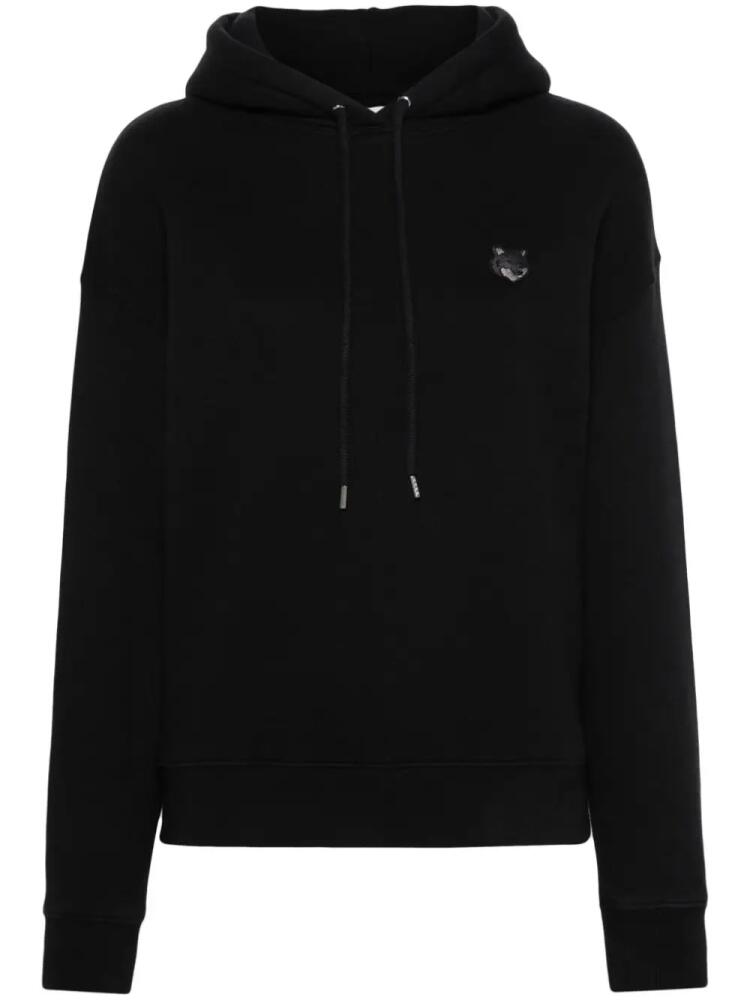 Maison Kitsuné Bold Fox cotton hoodie - Black Cover