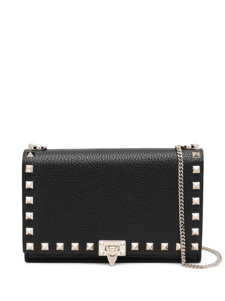 Valentino Garavani Rockstud leather crossbody bag - Black Cover