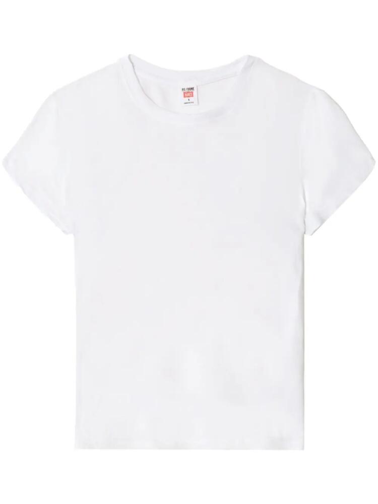 RE/DONE Hanes sheer T-shirt - White Cover