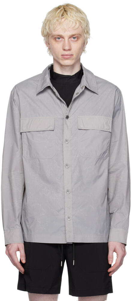 Han Kjobenhavn Gray Patch Pocket Shirt Cover