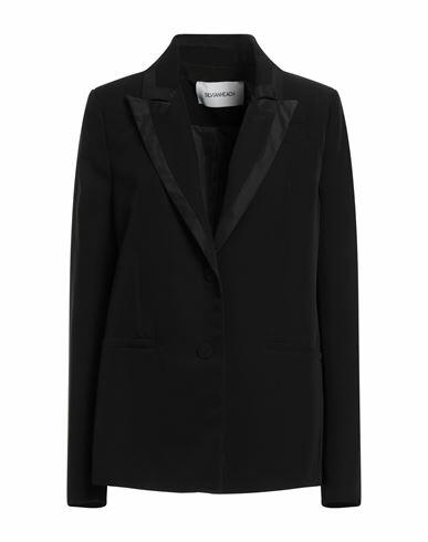 Silvian Heach Woman Blazer Black Polyester, Elastane Cover