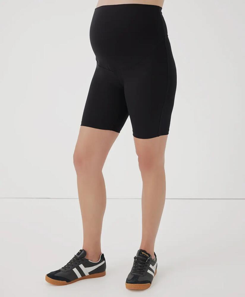 Pact Maternity On the Go-To Bike Short Made with Organic Cotton in Black Cover