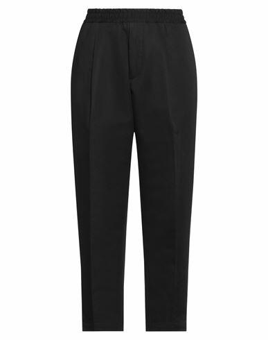 Briglia 1949 Woman Pants Black Cotton, Linen Cover